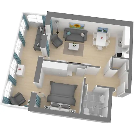 Апартаменти Ferienappartement-jasmund-13 Sellin (Rugen)